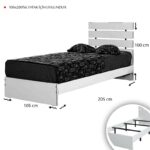 Μονό κρεβάτι Fuga 100 - Walnut ed16957 - Image 2