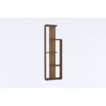 Βιβλιοθήκη Wand καρυδί μελαμίνη 50x19 6x160εκ ed1713 - Image 3