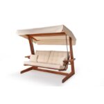 Τριπλή Κουνιστή Καρέκλα Κήπου Sia 2400 - Beige ed17204