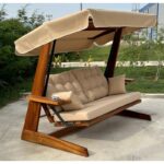 Τριπλή Κουνιστή Καρέκλα Κήπου Sia 2400 - Beige ed17204 - Image 5