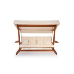 Τριπλή Κουνιστή Καρέκλα Κήπου Luna Deluxe 2600 - Beige ed17206 - Image 3