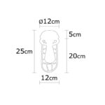 Φωτιστικό οροφής Kimil 12x25εκ ed17242 - Image 4