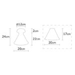 Φωτιστικό οροφ΄ης Illume 20x24εκ ed17244 - Image 3