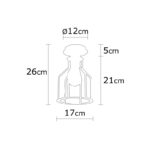Φωτιστικό Οροφής Golt 17x12x26 εκ  ed17245 - Image 4