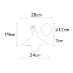 Φωτιστικό τοίχου Neonix 24x12x20εκ ed17258 - Image 2