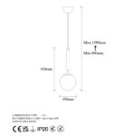 Φωτιστικό Οροφής King 15x15x49εκ ed17361 - Image 2