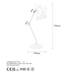 Φωτιστικό Επιτραπέζιο Vito  28x15x45 εκ  ed17369 - Image 2