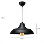 Φωτιστικό Οροφής Luna 25x13x80 εκ  ed17386 - Image 2