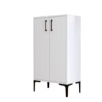 Παπουτσοθήκη Melone λευκό χρώμα μελαμίνη 60x35x111cm ed1739 - Image 3