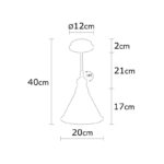 Φωτιστικό Οροφής Toca 20x20x40εκ ed17478 - Image 4
