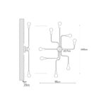 Φωτιστικό οροφής Truva 140x18x15εκ ed17487 - Image 5