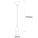 Φωτιστικό οροφ΄ης Kabluni 6x102εκ ed17488 - Image 4