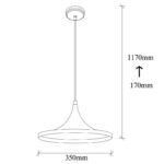 Φωτιστικό οροφής Elmas 35x117εκ ed17505 - Image 4