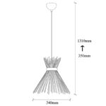 Φωτιστικό Οροφής Kirpi 34x34x131εκ ed17510 - Image 5