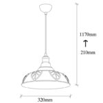 Φωτιστικό οροφής Oriental 32x117εκ ed17511 - Image 5