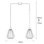 Φωτιστικό οροφής Echo 68x20x100εκ ed17516 - Image 5