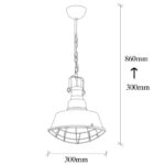 Φωτιστικό οροφής Otopus 30x86εκ ed17518 - Image 5