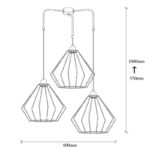 Φωτιστικό Οροφής Maden 80x33x100εκ ed17534 - Image 5