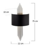 Φωτιστικό τοίχου Olympia 35x10x22εκ 17538 - Image 5