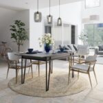 Τραπεζαρία Pal ανθρακί μελαμίνη 132x80x76εκ ed1754 - Image 4