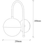 Φωτιστικό τοίχου Flux 15x25x30εκ ed17577 - Image 4
