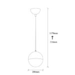 Φωτιστικό Οροφής Halo 20x20x117εκ ed17580 - Image 5