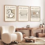 Πίνακας MDF με κορνίζα 3 τεμάχια 50 x 35 εκ ed17601 - Image 3