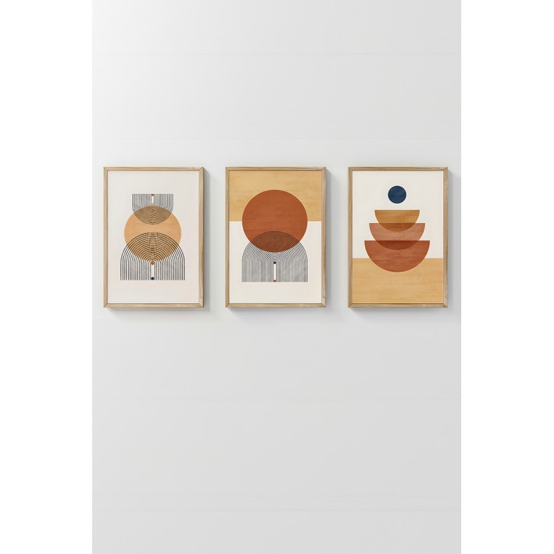 17607_0-800x800 Πίνακας με κορνίζα 3 τεμάχια Dart 33x48εκ ed17607 - Image 1