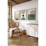 Πίνακας με κορνίζα 3 τεμάχια Circle 33x48εκ ed17611 - Image 4