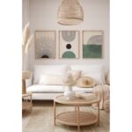 Πίνακας με κορνίζα 3 τεμάχια Circle 33x48εκ ed17611 - Image 3