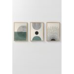 Πίνακας με κορνίζα 3 τεμάχια Circle 33x48εκ ed17611 - Image 2