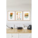 Πίνακας με κορνίζα 3 τεμάχια Cook 33x48εκ ed17613 - Image 3