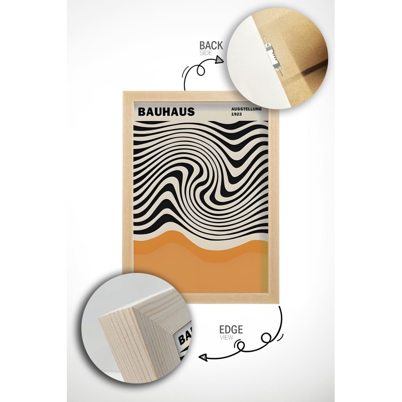 17618_0-800x800 Πίνακας με κορνίζα 6 τεμάχια Βauhaus 33x48εκ ed17618 - Image 1