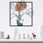 Deco διακοσμητικό τοίχου μεταλλικό 49x1 2x53εκ ed17639 - Image 2