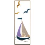 Διακοσμητικό Μεταλλικό Τοίχου 32x5x90εκ Port de Cannes  ed17643 - Image 3