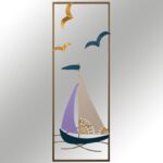 Διακοσμητικό Μεταλλικό Τοίχου 32x5x90εκ Port de Cannes  ed17643 - Image 2