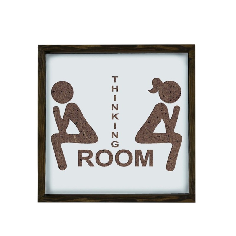 17645_0-800x800 Πίνακας MDF με κορνίζα WC 34x34εκ ed17645 - Image 1