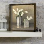 Πίνακας MDF με κορνίζα Tulip 34x34εκ ed17646 - Image 4