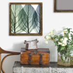 Πίνακας MDF με κορνίζα Leaf 34x34εκ ed17656 - Image 3