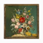 Πίνακας MDF με κορνίζα Bouquet 50x50εκ ed17657