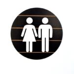 Πίνακας MDF με κορνίζα WC 15x15x0 6εκ ed17658 - Image 3