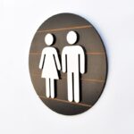 Πίνακας MDF με κορνίζα WC 15x15x0 6εκ ed17658 - Image 2