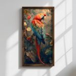 Πίνακας Parrot MDF με κορνίζα 25 x 50 εκ ed17659 - Image 3