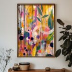 Πίνακας MDF με κορνίζα Flowers 35x47x3 5εκ ed17660