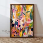 Πίνακας MDF με κορνίζα Flowers 35x47x3 5εκ ed17660 - Image 5