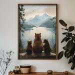 Πίνακας MDF με κορνίζα Bear 35x47x3 5εκ ed17661