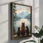 Πίνακας MDF με κορνίζα Bear 35x47x3 5εκ ed17661 - Image 3