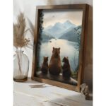 Πίνακας MDF με κορνίζα Bear 35x47x3 5εκ ed17661 - Image 2