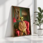 Πίνακας MDF με κορνίζα Alien 35x47x3 5εκ ed17662 - Image 4