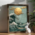 Πίνακας MDF με κορνίζα Sea 35x47x3 5εκ ed17672